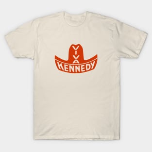Viva Kennedy John F Kennedy Vintage Political Campaign Button T-Shirt